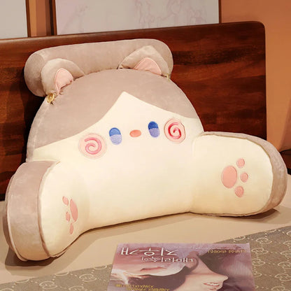 Coussin de Lecture Kawaii - Beige Minou