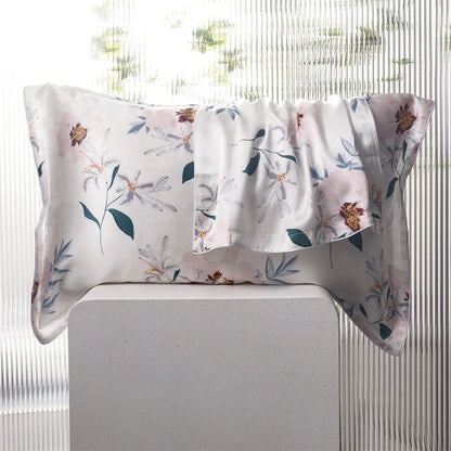 Taie d’oreiller en soie de mûrier 100 % naturelle pour les cheveux et la peau