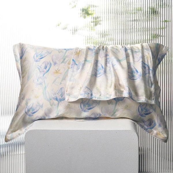 Taie d’oreiller en soie de mûrier 100 % naturelle pour les cheveux et la peau