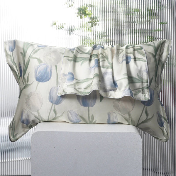 Taie d’oreiller en soie de mûrier 100 % naturelle pour les cheveux et la peau