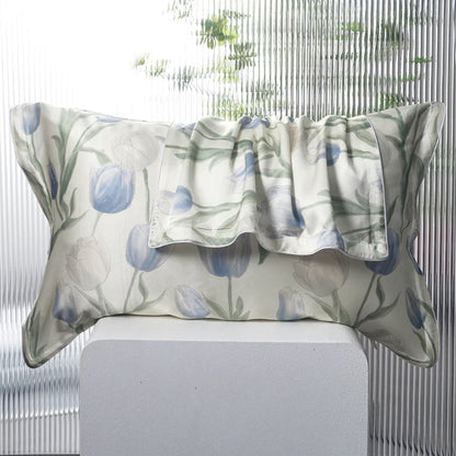 Taie d’oreiller en soie de mûrier 100 % naturelle pour les cheveux et la peau