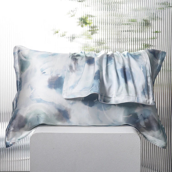 Taie d’oreiller en soie de mûrier 100 % naturelle pour les cheveux et la peau