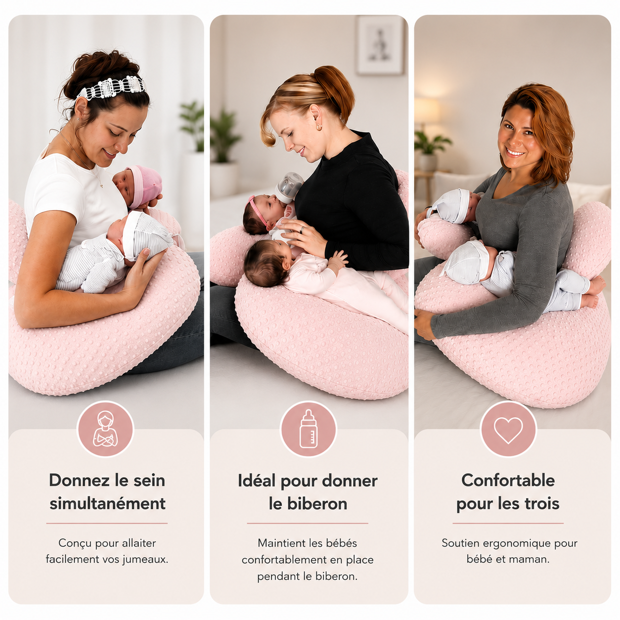 coussin allaitement jumeaux