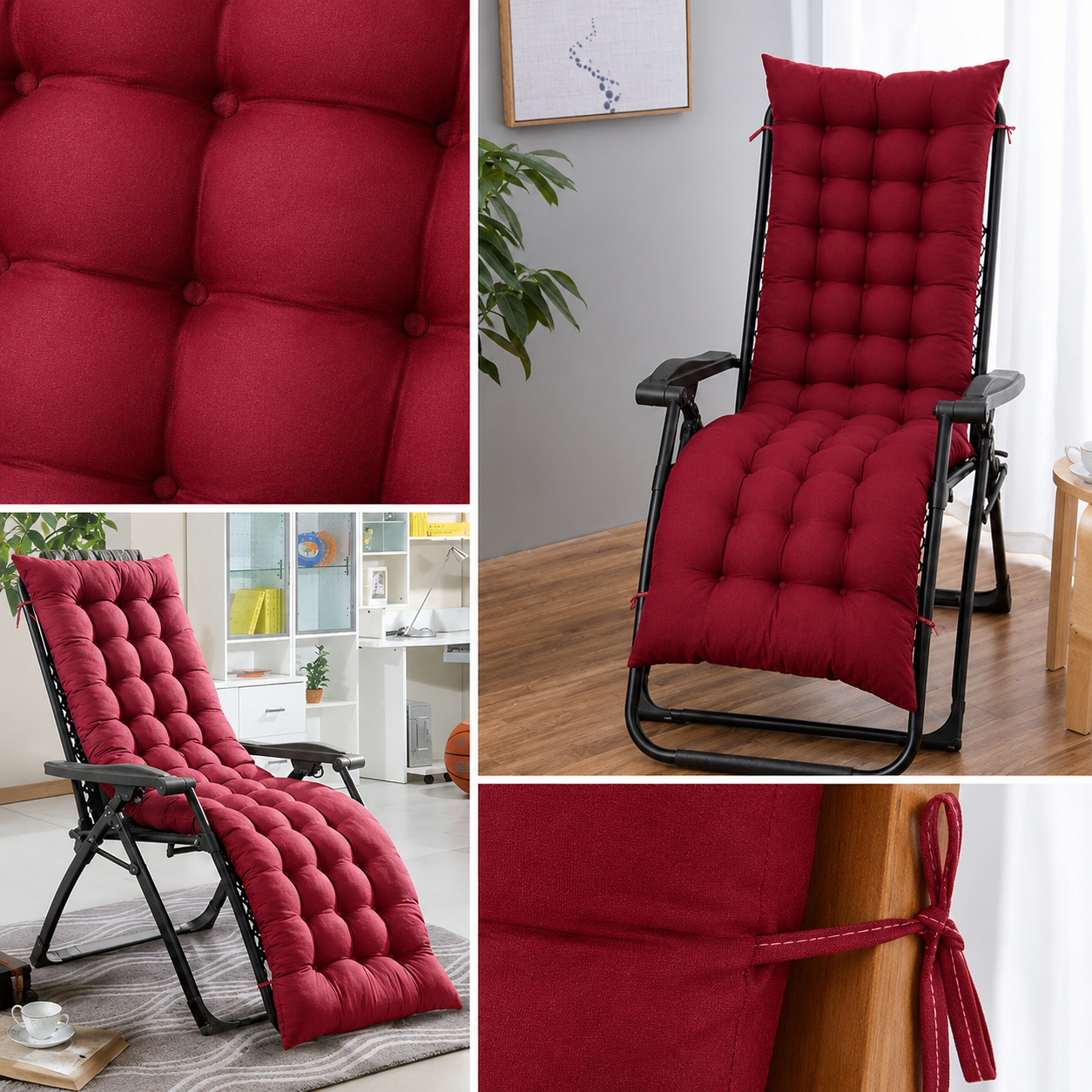 coussin bain de soleil chaise longue  