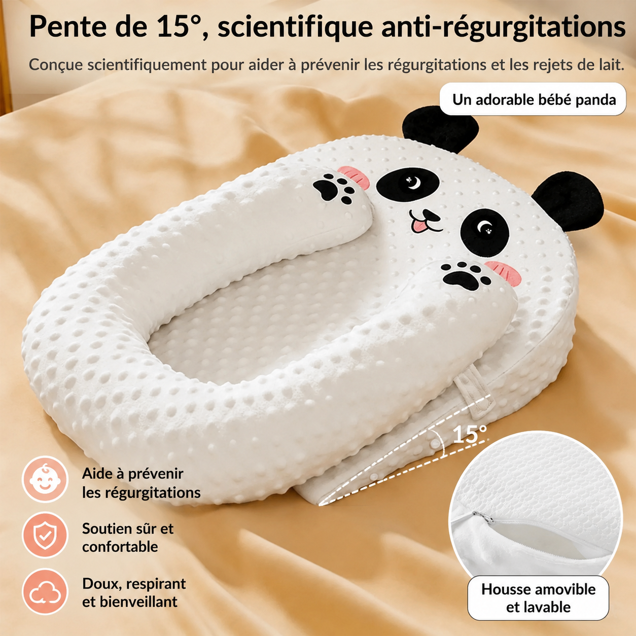 coussin bebe anti reflux 