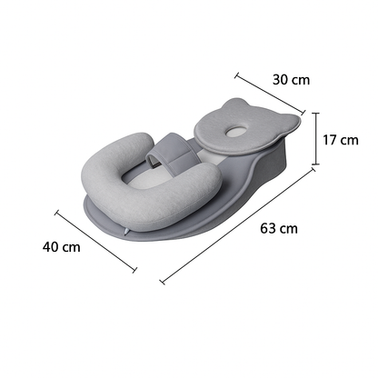 Coussin Bébé Anti-Reflux Lunéa™ – Soutien Multifonction pour Allaitement et Prévention de la Tête - COUSSIN LAB