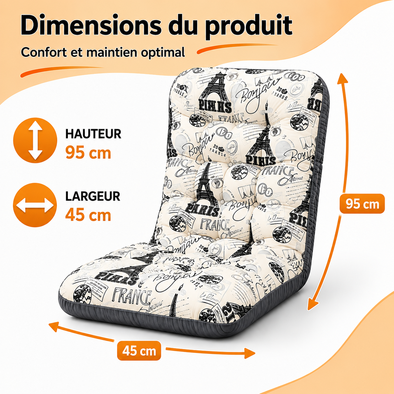 coussin chaise ergonomique