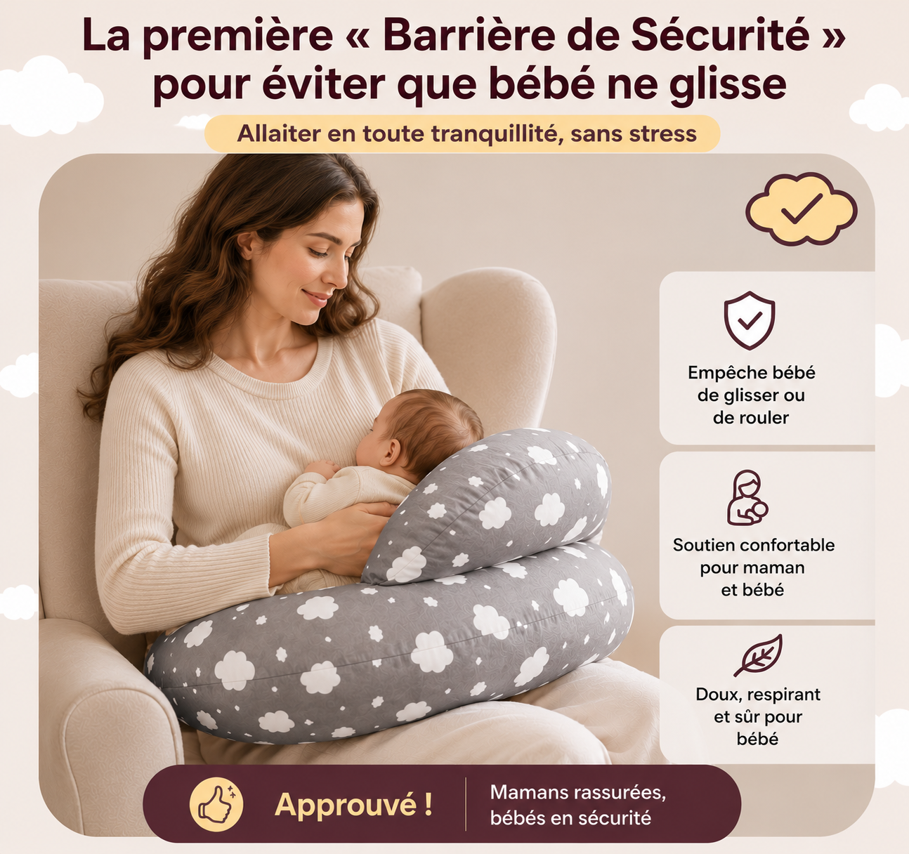coussin d'allaitement