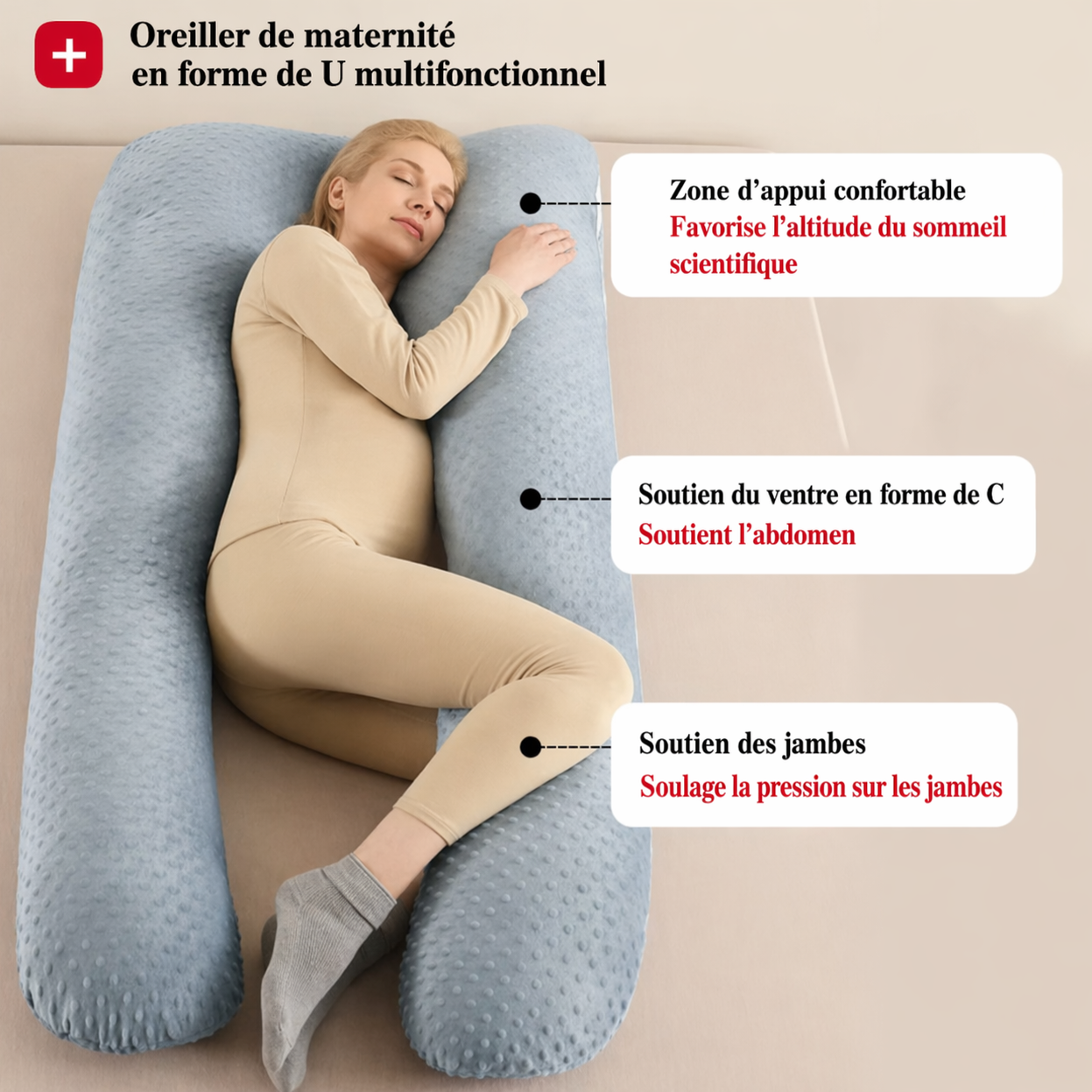 coussin de grossesse pour dormir 
