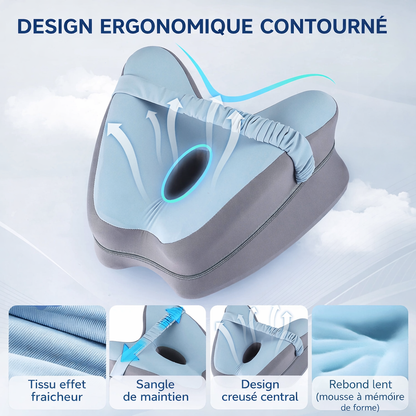 Coussin Orthopédique Genou Monova™ – Soulagement lombaire, Sciatique & Hanches