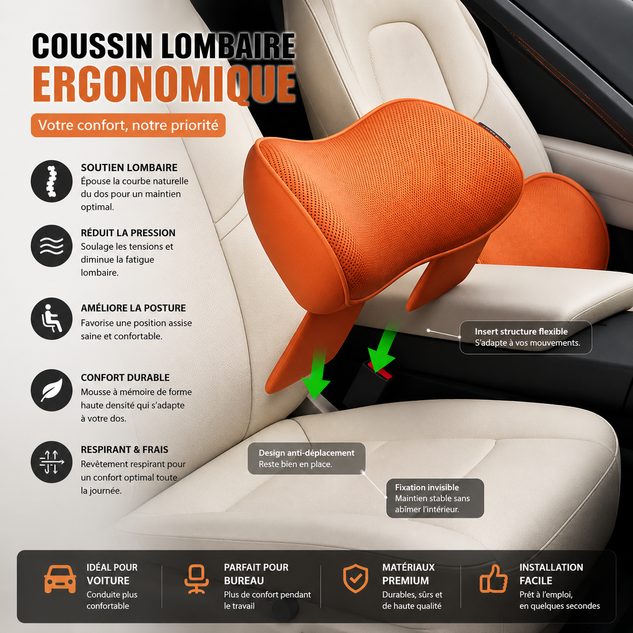 coussin_lombaire ergonomique